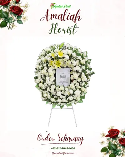 Krans Bunga Duka Cita di Temoyong