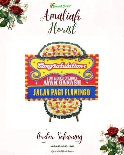 Bunga Papan Congratulation di Temoyong